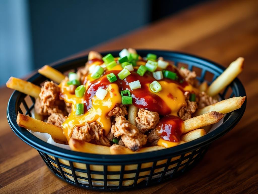 BBQ Jerk Loaded Fries